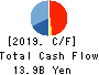 SHINNIHON CORPORATION Cash Flow Statement 2019年3月期