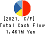 JAPAN INSULATION CO.,LTD. Cash Flow Statement 2021年3月期