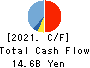 THE JAPAN WOOL TEXTILE CO., LTD. Cash Flow Statement 2021年11月期