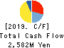 Tokyo Kisen Co.,Ltd. Cash Flow Statement 2019年3月期