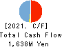 AlphaPolis Co.,Ltd. Cash Flow Statement 2021年3月期
