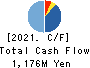 Hakuten Corporation Cash Flow Statement 2021年Mar期 Hakuten Corporation Cash Flow Statement 2021年3月期
