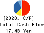 DAIHEN CORPORATION Cash Flow Statement 2020年Mar期 DAIHEN CORPORATION Cash Flow Statement 2020年3月期