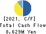 AEON Fantasy Co.,LTD. Cash Flow Statement 2021年2月期