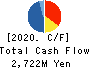 Tokyo Kaikan Co.,Ltd. Cash Flow Statement 2020年3月期