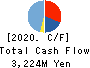 TECHNO HORIZON CO.,LTD. Cash Flow Statement 2020年3月期