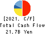 FUKUDA DENSHI CO.,LTD. Cash Flow Statement 2021年Mar期 FUKUDA DENSHI CO.,LTD. Cash Flow Statement 2021年3月期