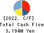 Aoyama Zaisan Networks Company,Limited Cash Flow Statement 2022年12月期
