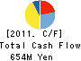 JPN Holdings Company, Limited Cash Flow Statement 2011年1月期