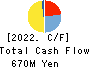 Izu Shaboten Resort Co.,Ltd Cash Flow Statement 2022年Mar期 Izu Shaboten Resort Co.,Ltd Cash Flow Statement 2022年3月期