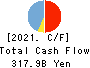 THE TOCHIGI BANK, LTD. Cash Flow Statement 2021年3月期