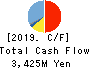 ENSHU Limited Cash Flow Statement 2019年3月期