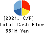 KENSOH CO.,LTD. Cash Flow Statement 2021年3月期