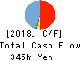 ULURU.CO.,LTD. Cash Flow Statement 2018年Mar期 ULURU.CO.,LTD. Cash Flow Statement 2018年3月期