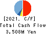 SOFTCREATE HOLDINGS CORP. Cash Flow Statement 2021年Mar期 SOFTCREATE HOLDINGS CORP. Cash Flow Statement 2021年3月期