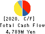TANAKA SEIMITSU KOGYO CO.,LTD. Cash Flow Statement 2020年Mar期 TANAKA SEIMITSU KOGYO CO.,LTD. Cash Flow Statement 2020年3月期