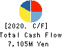 Nippon Carbon Co.,Ltd. Cash Flow Statement 2020年12月期