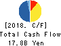 SHiDAX CORPORATION Cash Flow Statement 2018年Mar期 SHiDAX CORPORATION Cash Flow Statement 2018年3月期