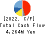 SHOFU INC. Cash Flow Statement 2022年3月期