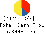 Toyo Gosei Co.,Ltd. Cash Flow Statement 2021年Mar期 Toyo Gosei Co.,Ltd. Cash Flow Statement 2021年3月期