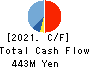 GENETEC CORPORATION Cash Flow Statement 2021年Mar期 GENETEC CORPORATION Cash Flow Statement 2021年3月期