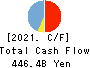 The Yamanashi Chuo Bank, Ltd. Cash Flow Statement 2021年Mar期 The Yamanashi Chuo Bank, Ltd. Cash Flow Statement 2021年3月期