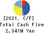 Cybozu, Inc. Cash Flow Statement 2021年12月期