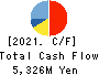 Soken Chemical & Engineering Co.,Ltd. Cash Flow Statement 2021年Mar期 Soken Chemical & Engineering Co.,Ltd. Cash Flow Statement 2021年3月期