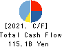 J.FRONT RETAILING Co.,Ltd. Cash Flow Statement 2021年2月期
