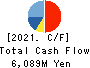 JFE Systems,Inc. Cash Flow Statement 2021年3月期