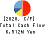 NITTO FUJI FLOUR MILLING CO.,LTD. Cash Flow Statement 2020年3月期