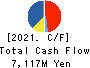 SMS CO.,LTD. Cash Flow Statement 2021年3月期