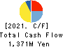KANEMATSU SUSTECH CORPORATION Cash Flow Statement 2021年3月期