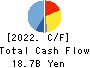 SUMITOMO DENSETSU CO.,LTD. Cash Flow Statement 2022年Mar期 SUMITOMO DENSETSU CO.,LTD. Cash Flow Statement 2022年3月期