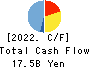 KYOKUTO KAIHATSU KOGYO CO.,LTD. Cash Flow Statement 2022年Mar期 KYOKUTO KAIHATSU KOGYO CO.,LTD. Cash Flow Statement 2022年3月期