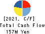 KAJI TECHNOLOGY CORPORATION Cash Flow Statement 2021年3月期