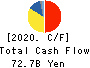 NOK CORPORATION Cash Flow Statement 2020年Mar期 NOK CORPORATION Cash Flow Statement 2020年3月期