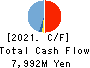 FUJI FURUKAWA ENGINEERING & CONSTRUCTION Cash Flow Statement 2021年3月期
