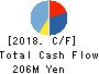 Excite Japan Co.,Ltd. Cash Flow Statement 2018年3月期