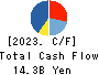 TSUKISHIMA HOLDINGS CO., LTD. Cash Flow Statement 2023年3月期