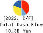 Meitetsu Transportation Co.,Ltd. Cash Flow Statement 2022年3月期