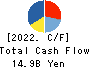 NITTO KOGYO CORPORATION Cash Flow Statement 2022年3月期