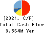 MURAKAMI CORPORATION Cash Flow Statement 2021年3月期