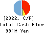 TOKUDEN CO.,LTD. Cash Flow Statement 2022年3月期