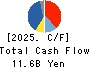 TSUGAMI CORPORATION Cash Flow Statement 2025年Mar期 TSUGAMI CORPORATION Cash Flow Statement 2025年3月期
