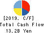 RS Technologies Co.,Ltd. Cash Flow Statement 2019年12月期