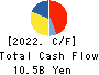Mitsubishi Research Institute,Inc. Cash Flow Statement 2022年9月期