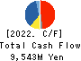MITANI SEKISAN CO.,LTD. Cash Flow Statement 2022年3月期