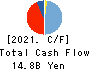 ASANUMA CORPORATION Cash Flow Statement 2021年3月期