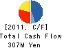 Ishiyama Gateway Holdings Inc. Cash Flow Statement 2011年6月期
